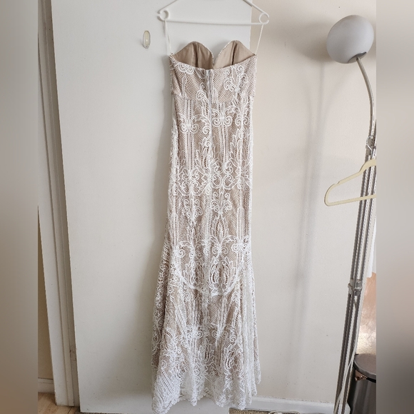 COPY - Stone Cold Fox Market Gown Bride Bridal Wedding Small Medium Slip Lace - Picture 9 of 16